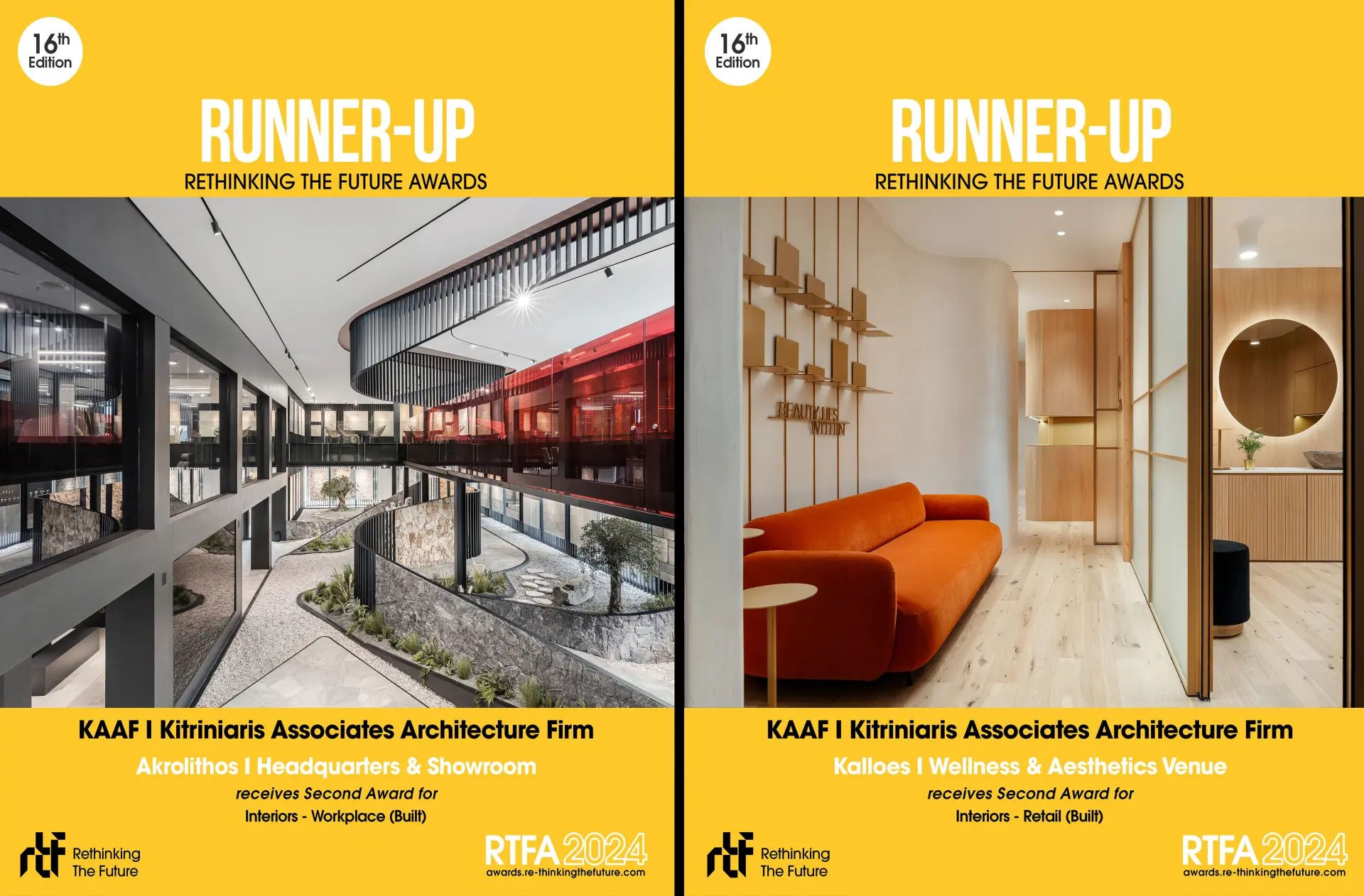 2nd Award I 16Tth RTF - Rethinking the Future International Architecture Awards