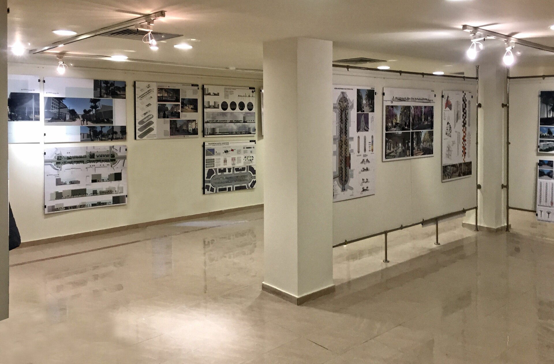 Architecture exhibition for the development of the Gavriil Haritos square 