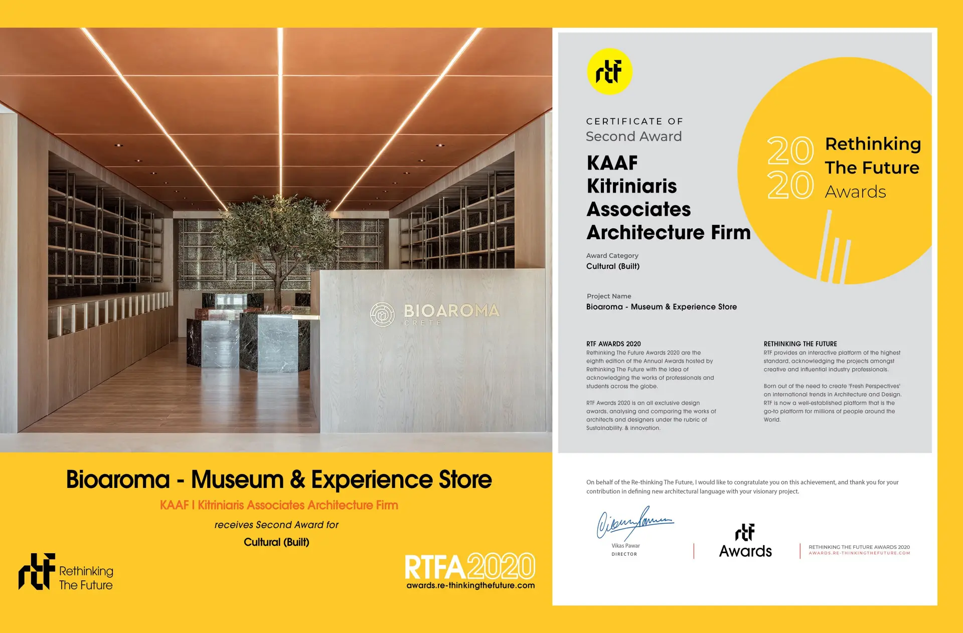 2nd Award I 12th RTF - Rethinking the Future International Architecture Awards