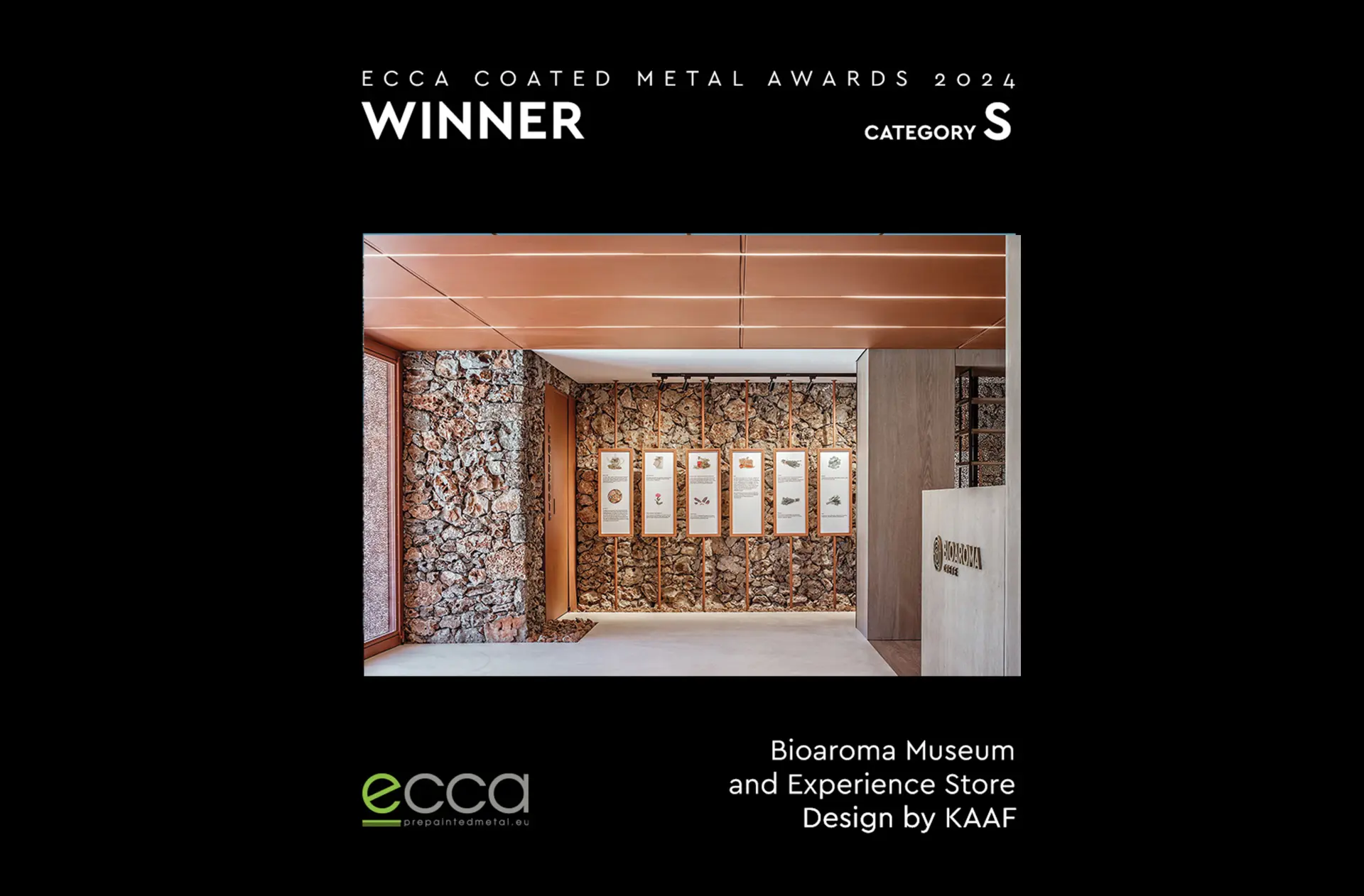 Winner I ECCA Coated Metal Awards 2024